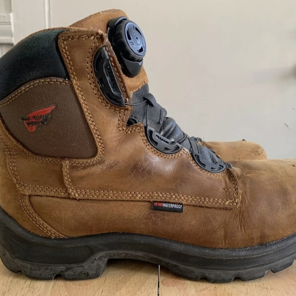 Red Wing 4216 Boa lacing safety toe work boots
